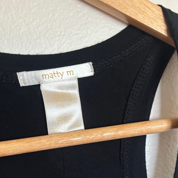 Matty M Elegant Black Maxi Dress - Picture 2 of 4